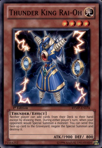 Yugioh thunder king rai - king, rai-oh