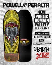 Powell Peralta Mike Vallely Elephant "Public Domain" [Opzione Autografo] Skateboa