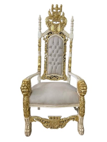 Trono poltrona reale legno - trono,