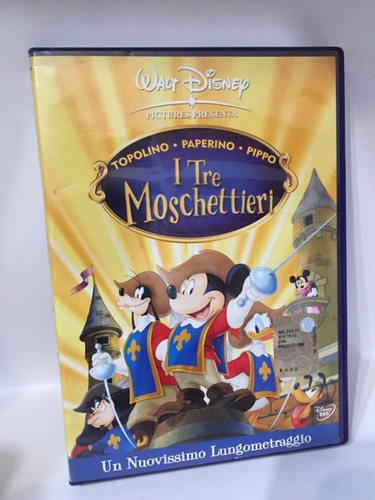 Tre moschettieri dvd disney - moschettieri,