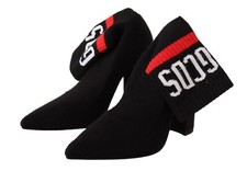 Scarpe GCDS nere scamosciate