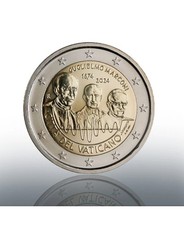 2 euro Vaticano 2024 Guglielmo Marconi In Busta Filatelico Numismatica