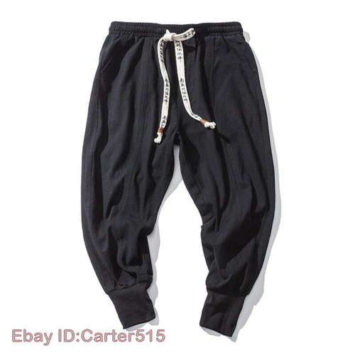 Pantaloni harem cotone uomo