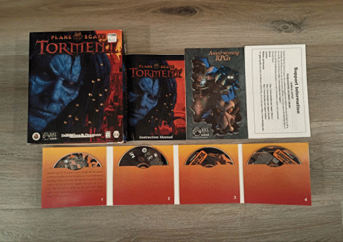 Planescape torment cd - torment, cd-rom