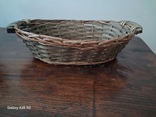 Cesto rustico ovale in vimini