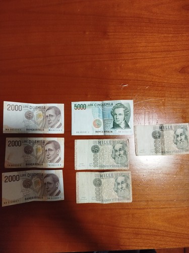 Lotto banconote lire - lotto,