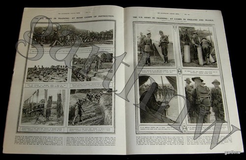 Troops 1917 train in - u.s.,