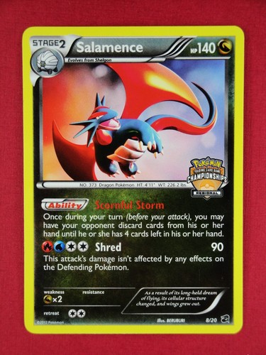 Regional salamence promo - salamence,