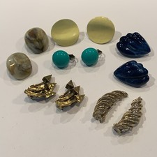 Lotto di 6 orecchini costume