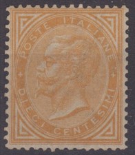 Regno 1863 centesimi - 10,