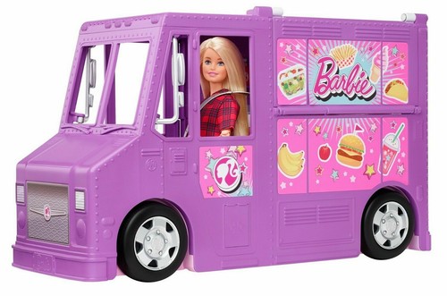 Barbie food truck playset - food,