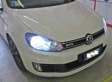2 LAMPADE H7 LED CANBUS ANABBAGLIANTI ADATTO VW GOLF 6 + ADATTATORI LUCI