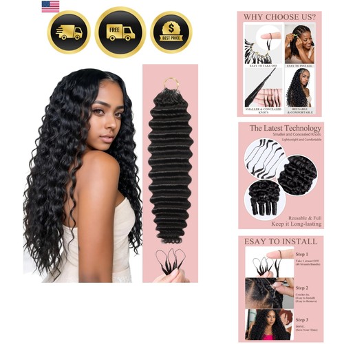 Capelli umani all uncinetto - capelli, all'uncinetto
