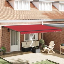 Tenda da Sole Retrattile solare esterno Ombra per Balcone Protettiva UV vidaXL