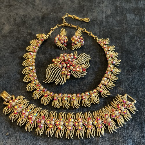 Vintage coro collana bracciale - vintage,