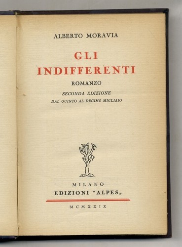 Gli indifferenti romanzo - indifferenti.,