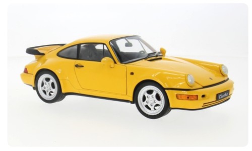 Porsche 911 turbo jaune - (964),
