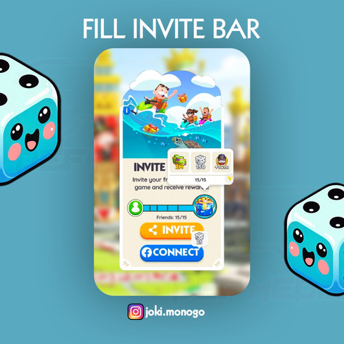 Veloce invite bar - ⚡invite,