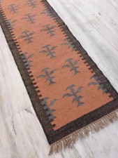 Tappeto kilim iuta lana fatto