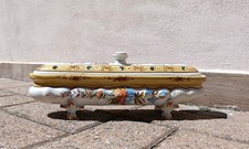 Vaso Contenitore Ceramica Porta Potpourri D'epoca Fiorentina