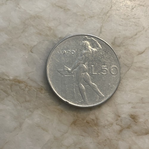 Rarissima data lire - 50, italia