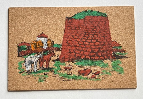 Sardegna nuraghe cartolina - sardegna,