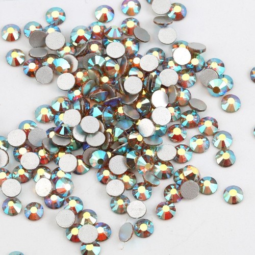 Sunrise glitter nail art - sunrise, ab