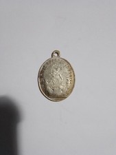 Madonna Di Pompei Antica Medaglia San Cristoforo Cm 2,5