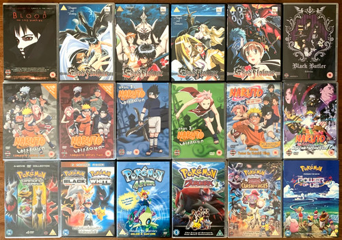 Manga anime dvd bundle - x,