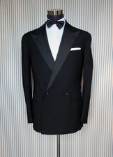 Sartoria Greco Turinese bespoke DB tuxedo 52EU/42UK