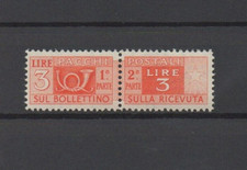 1946 PACCHI POSTALI  **  3 LIRE   fil  RUOTA