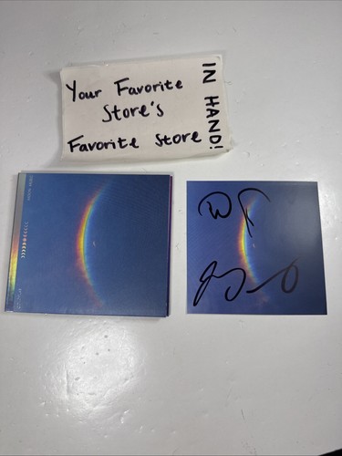 Coldplay moon music signed - coldplay,