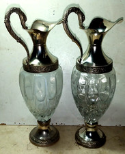 COPPIA VECCHIE BOTTIGLIE DI