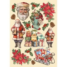Wooden Shape Colorato Classic Christmas Stamperia sagome in legno