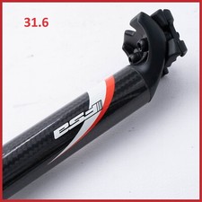 NOS FSA CARBON PRO REGGISELLA 31,6mm 2 BULLONI 350mm STRADA CORSA BICI BICICLETTA