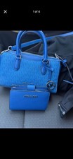 Michael Kors Blue Satchel Top