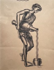 Acquario, incisione dopo Decaris