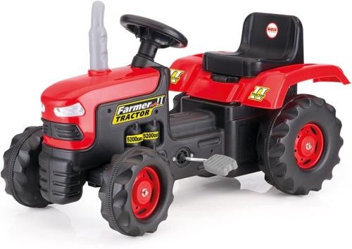 Trattore pedali rosso - trattore,