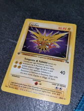 2 carte pokèmon ITA Zapdos