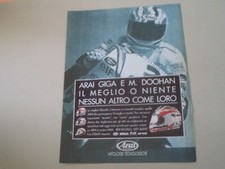 advertising Pubblicità 1992 CASCO HELMET ARAI GIGA e MICHAEL MICK DOOHAN