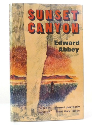 Edward abbey sunset canyon - edward,