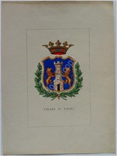 Araldica - L. TETTONI E F.SALADINI - MDCCCXLIII (1843) -  UNGARO DI NAPOLI