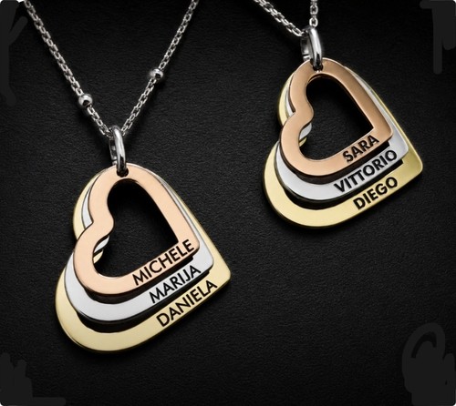 Collana ciondolo cuore - ciondolo,