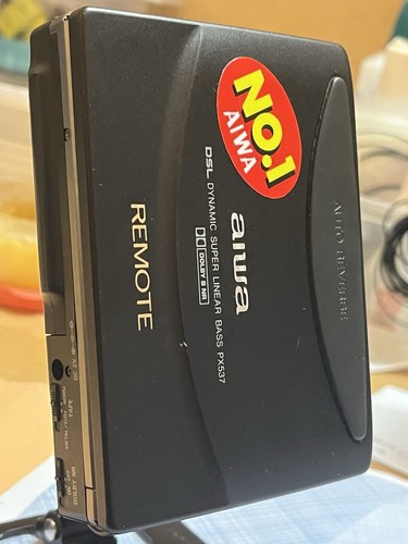 Aiwa portable cassette player - aiwa,