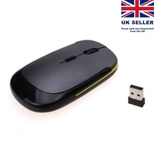 Mouse wireless senza fili USB per HP Acer Lenovo Dell Asus MSI Razer Huawei LG