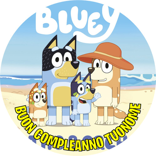 Cialda bluey cartone - cialda,
