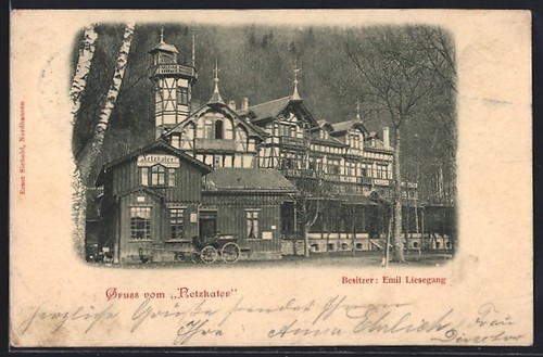 Cartolina ilfeld gasthaus - cartolina, ilfeld,