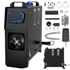 Riscaldamento autonomo diesel 8 kW 12 V LCD riscaldamento ad aria camper riscaldamento air heater nero