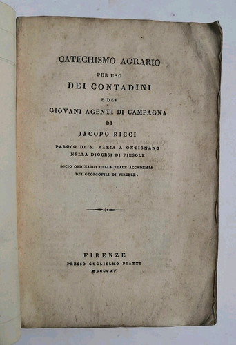 Jacopo ricci catechismo - jacopo,
