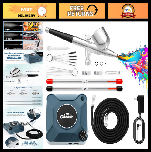 Kit aerografo con compressore - kit,